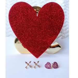 two pairs of fantasy earrings in different styles